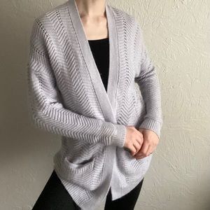 Pastel purple cardigan